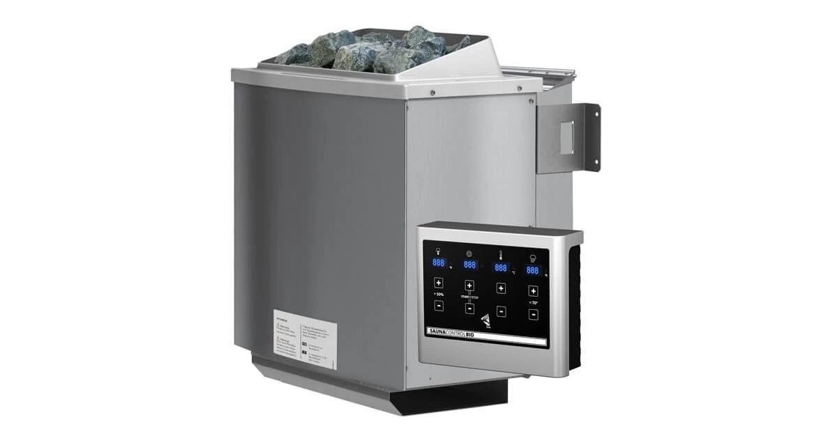 Karibu Sauna Fiona 3 Mit Dachkranz + 9kW BIO-Kombiofen Mit Ext. Steuerung Easy – Bild 4