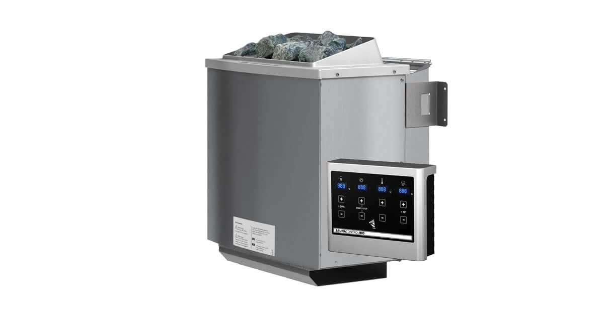 Karibu Sauna Nybro + 4,5kW BIO-Kombiofen Mit Ext. Steuerung Easy – Bild 3