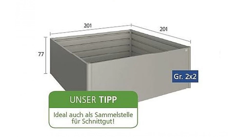 Biohort Hochbeet 201 X 201 X 77 Cm (BxTxH) Lieferbar In 3 Farben – Bild 3