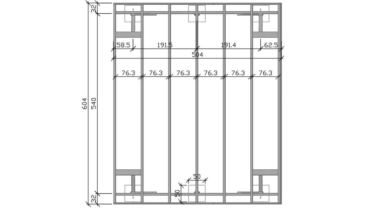 Doppelcarport 604 X 504cm Mit Aluminium-Dachplatten – Bild 2