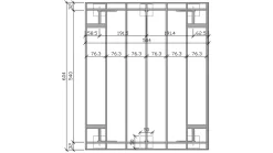 Doppelcarport 604 X 504cm Mit PVC-Dachplatten