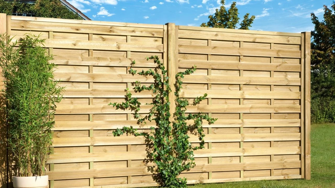 Maxi Bogen Sichtschutz Zaun Kiefer/Fichte Kesseldruckimprägniert – Bild 2