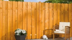 Sichtschutz Zaun Jumbo Kiefer/Fichte Farbig Lasiert