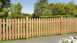 Vorgartenzaun Lärche Naturbelassen