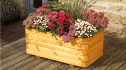 Blumenkasten Rechteckig, 90x40cm, Farbig Lasiert 885270