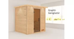 Karibu Sauna Anja Mit Dachkranz Ohne Ofen