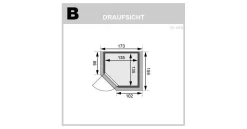 Karibu Ecksauna Antonia Mit Dachkranz + 9kW BIO-Kombiofen Mit Ext. Steuerung Easy