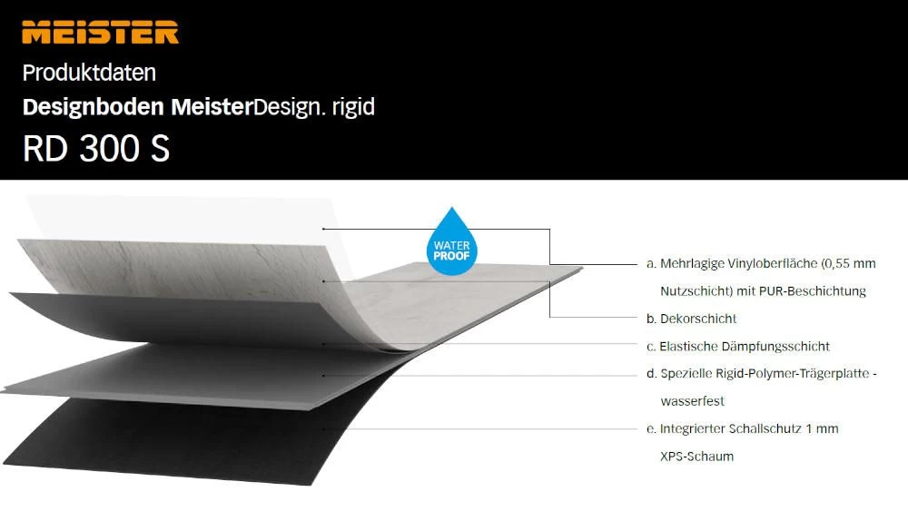 Meister Designboden Rigid RD 300 S Eiche Westwood