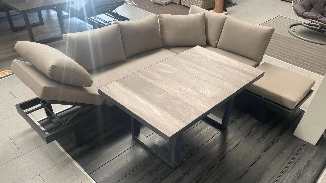 SIENA GARDEN Loungegarnitur Avenia Mit Corido Loungetisch 140x85 Cm – Bild 2