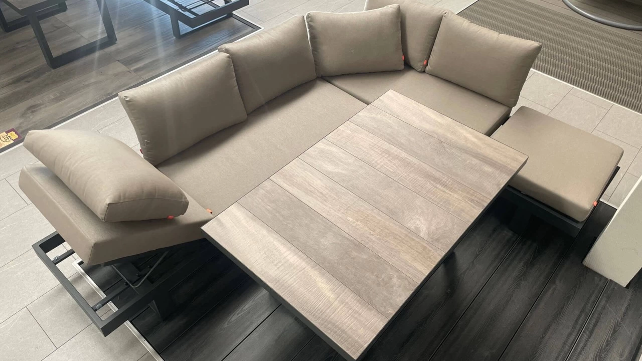 SIENA GARDEN Loungegarnitur Avenia Mit Corido Loungetisch 140x85 Cm – Bild 5