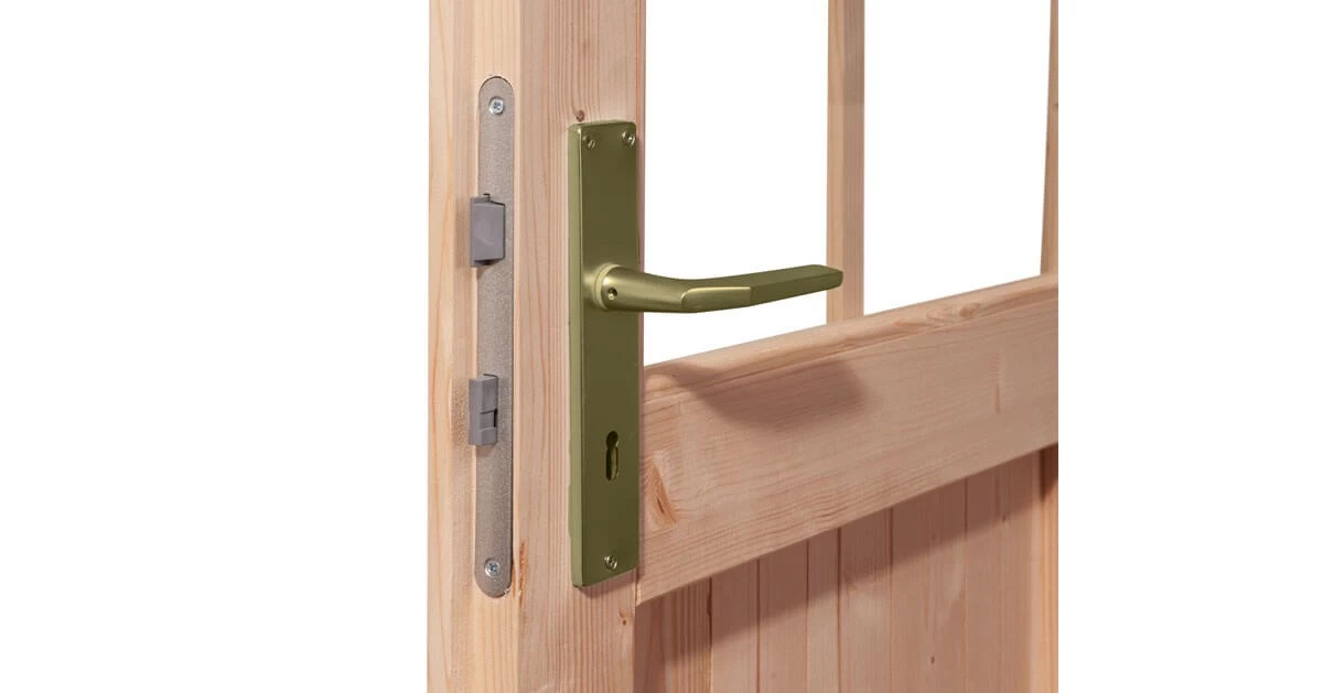 Karibu Gartenhaus Bastrup 5 Mit Anbau 4m 28mm Blockbohlenhaus 680x297cm Unbehandelt – Bild 9