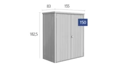 Biohort Geräteschrank 155 X 83 X 182,5 Cm (Breite X Tiefe X Höhe) Lieferbar In 4 Farben