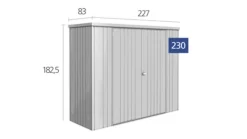 Biohort Geräteschrank 227 X 83 X 182,5 Cm (Breite X Tiefe X Höhe) Lieferbar In 4 Farben