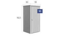 Biohort Geräteschrank 93 X 83 X 182,5 Cm (Breite X Tiefe X Höhe) Lieferbar In 4 Farben