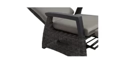 Siena Garden Loungesessel Corido Relax Charcoal Grey Inkl. Kissen