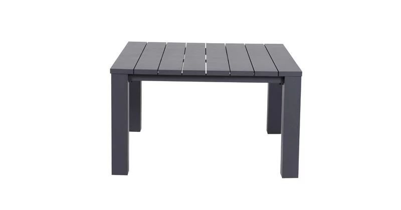 Tisch Cube 115,5x115,5x68cm Carbon Black Aluminium Beschichtet – Bild 2