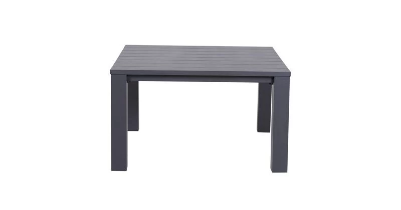 Tisch Cube 115,5x115,5x68cm Carbon Black Aluminium Beschichtet