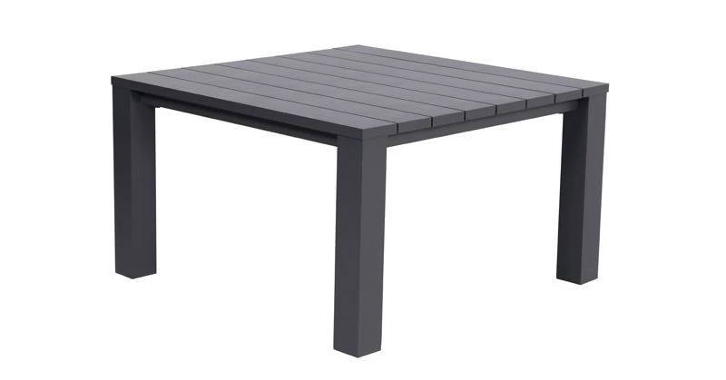 Tisch Cube 115,5x115,5x68cm Carbon Black Aluminium Beschichtet – Bild 3