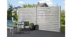 Sichtschutzzaun Danrik Grau