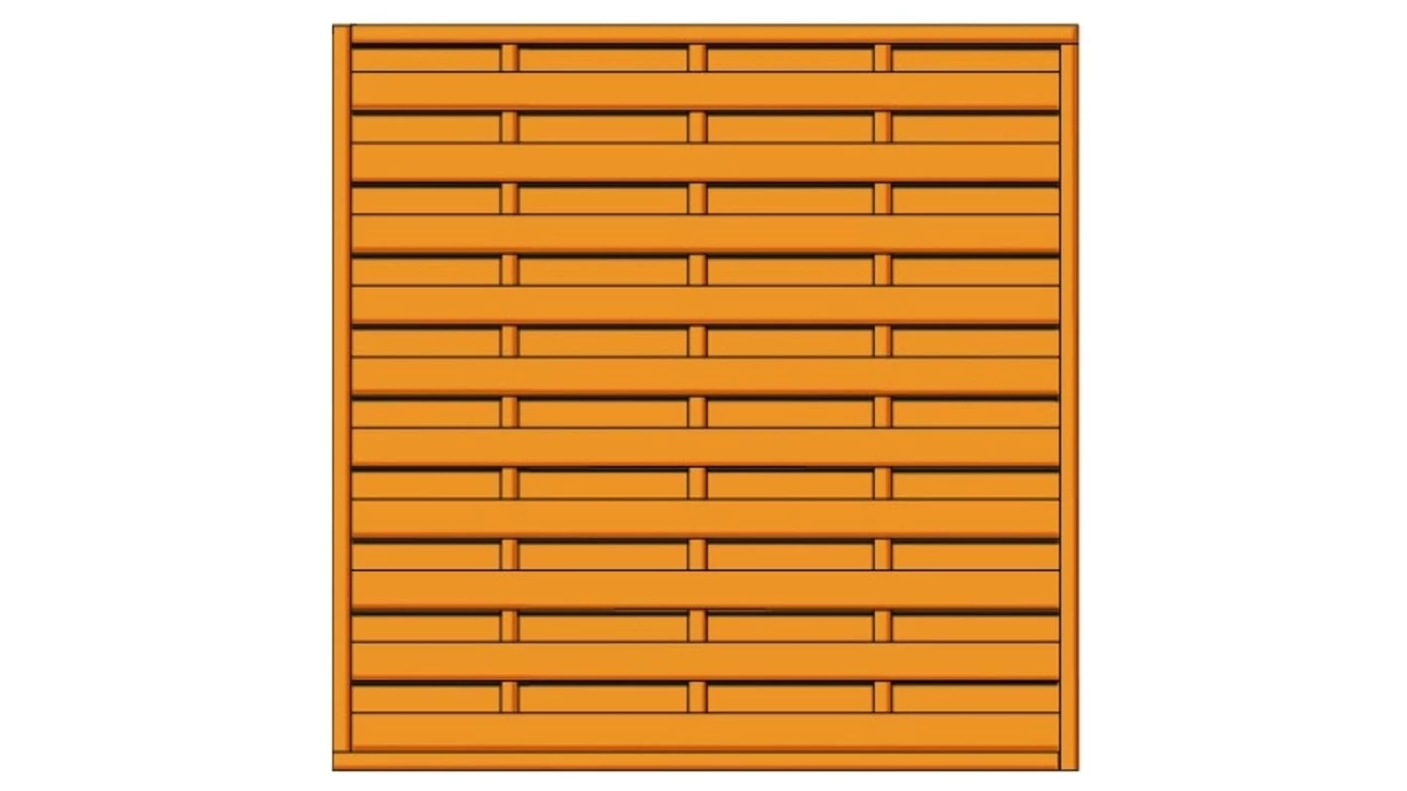 Maxi Bogen Sichtschutz Zaun Kiefer/Fichte Kesseldruckimprägniert – Bild 3