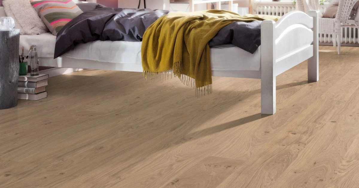 Haro Parkett 4000 Eiche Puro Weiß Markant Strukturiert – Bild 4