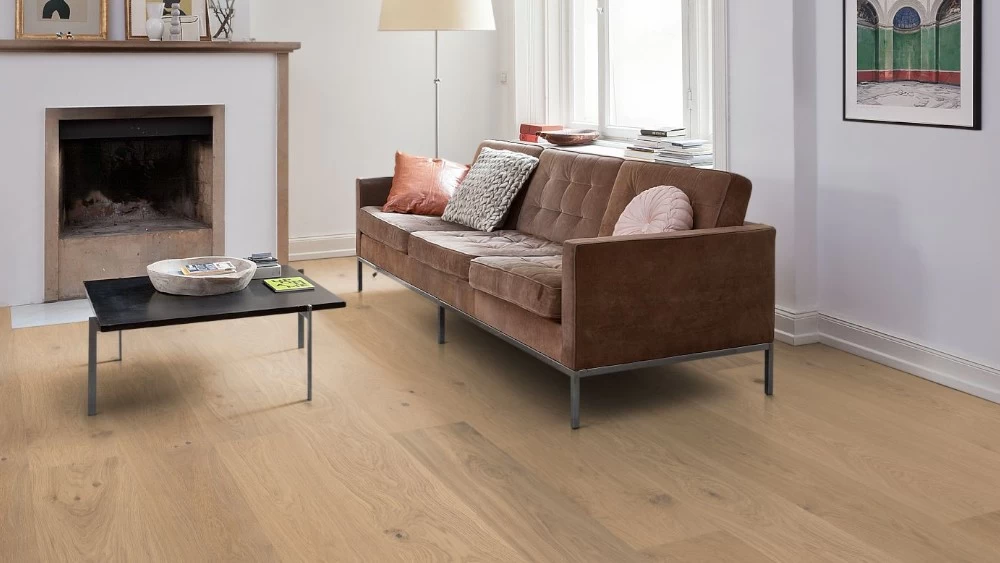 Haro Parkett 4000 Eiche Puroweiß Sauvage Strukturiert 4V – Bild 4