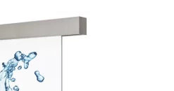 Schiebetürbeschlag-Set Exclusiv Edelstahloptik Für Glastüren