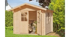 Gartenhaus Irland 0,5 270 X 270cm Aufstellmaß Blockhaus 40mm Wandstärke