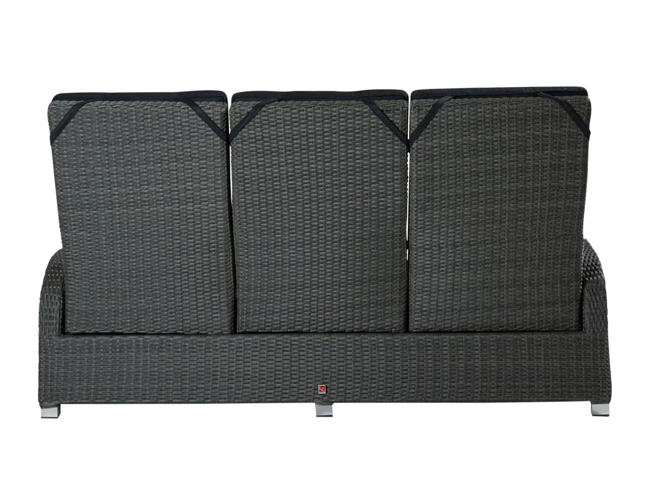 Gartenbank Speisesofa Barcelona / Rocking Grau Anthrazit Mit 3 Stufenlos Verstellbaren Rückenlehnen – Bild 5