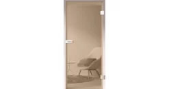 Ganzglastürblatt Bronze Gefärbt