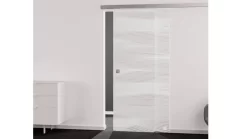 Ganzglas-Schiebetür Jette Vision_560 Ohne Bohrungen