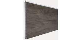 Groja System PVC Modulzaun Basic-Line Monument Oak Steckzaun