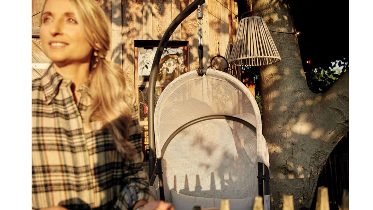 Siena Garden Hängesessel Yobaya Easy Grey (hellgrau) – Bild 3