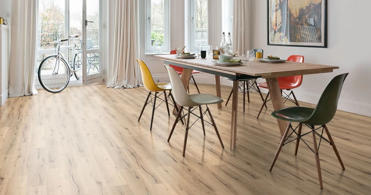 Haro Laminat Tritty 90 Eiche Italica Creme Landhausdiele 4V – Bild 3