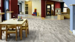 Laminatboden Shufflewood Hellgrau