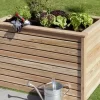 Hochbeet Aus Lärche 125x85x80 Cm, 885276