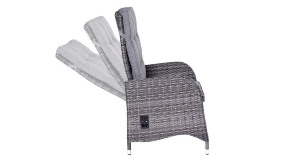 Gartenmöbel Set Bailado Grau 19teilig Gartenmöbel Set Polyrattan – Bild 7