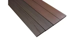 BPC Terrassendiele Braun/dunkelbraun 21,5 X 136mm In 400cm Lang Coextrudiert Hohlkammer