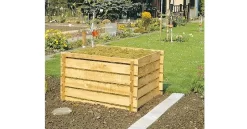 Holzkomposter 90x90x68 Cm