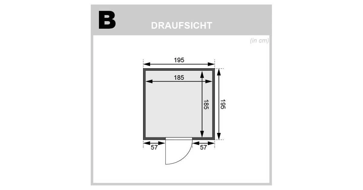 Karibu Sauna Jara + 9kW BIO-Kombiofen Mit Ext. Steuerung Easy – Bild 6