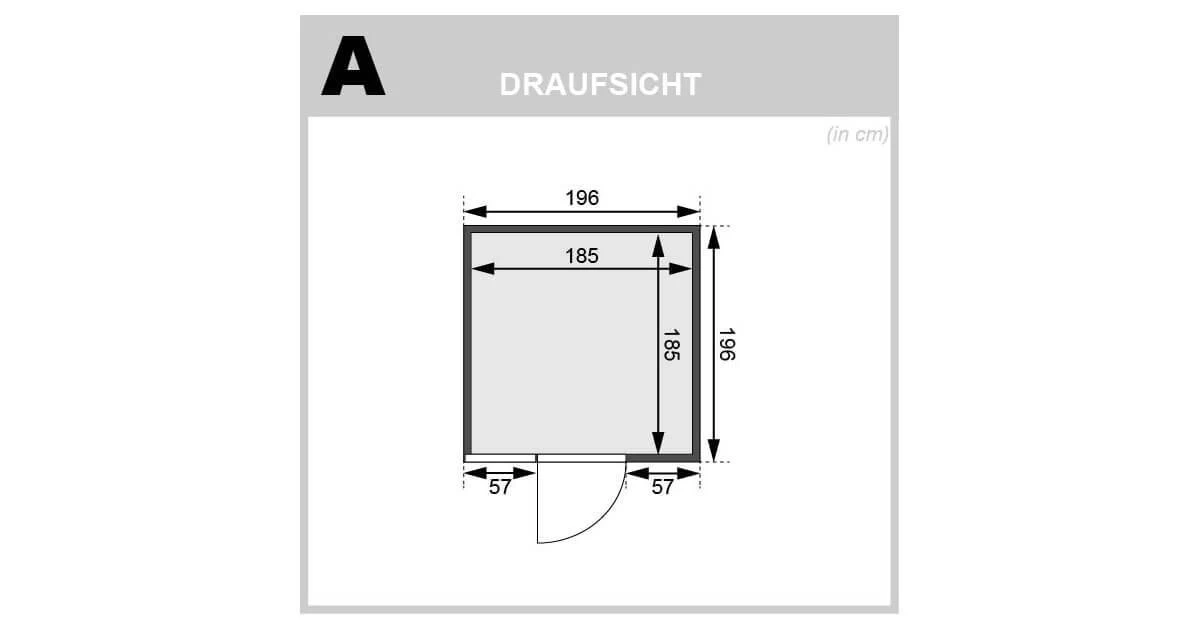 Karibu Sauna Jutta Ohne Ofen – Bild 6