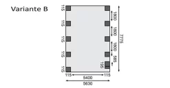 Karibu Doppelcarport Classic 3 Kdi In 3 Varianten Inkl. Stahlplatten