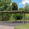 Karibu Doppelcarport ECO 2 Kdi Massivholz In 3 Varianten