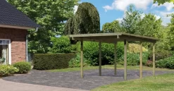 Karibu Einzelcarport ECO 1 Kdi Massivholz In 3 Varianten