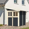 Karibu Gartenhaus Wandlitz 2 Anlehnhaus 19mm Anthrazit