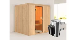Karibu Sauna Daria + 3,6kW Saunaofen Mit Integr. Steuerung