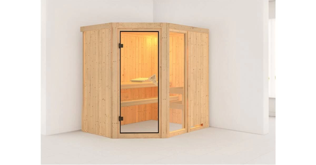 Karibu Sauna Fiona 1 Ohne Ofen – Bild 2