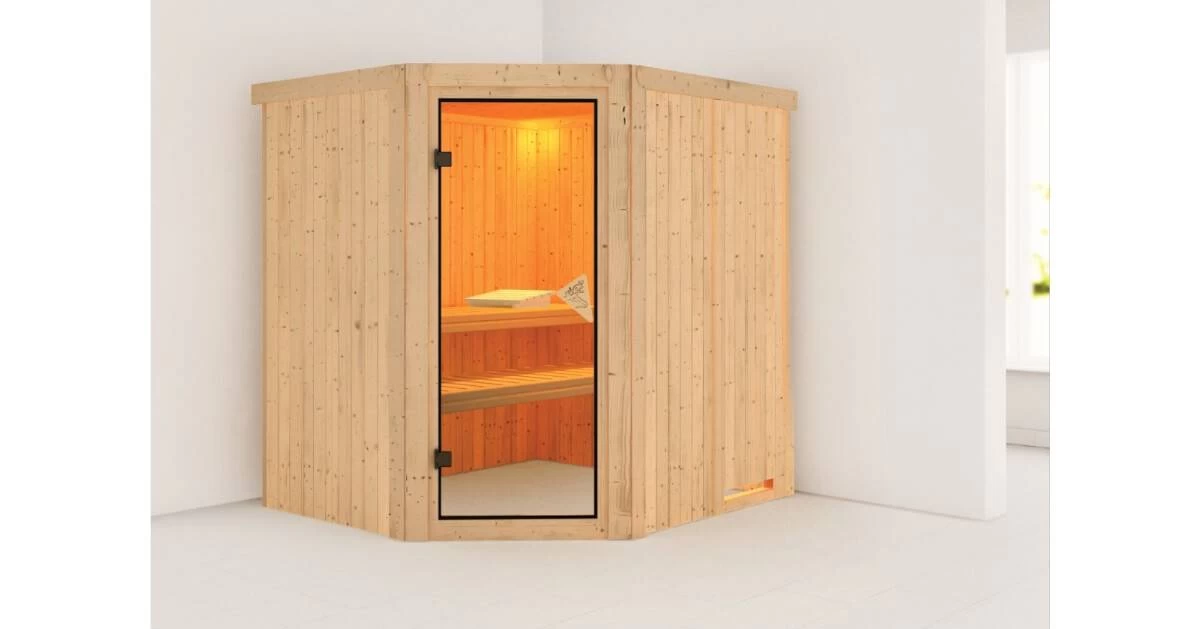 Karibu Sauna Lilja Ohne Ofen – Bild 4