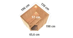 Karibu Sauna Lilja Ohne Ofen