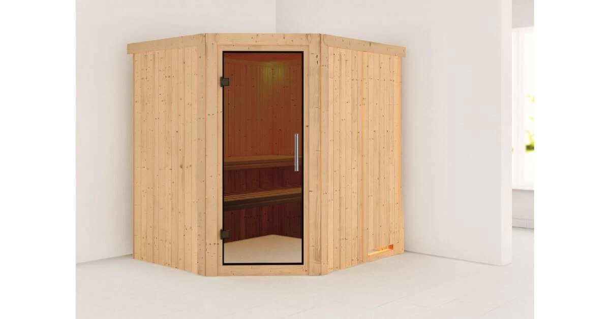 Karibu Sauna Lilja Ohne Ofen – Bild 8